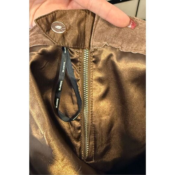 NWT Genuine Leather BlankNYC Lined Straight Wide Pants Women's Size 30 - Picture 7 of 14